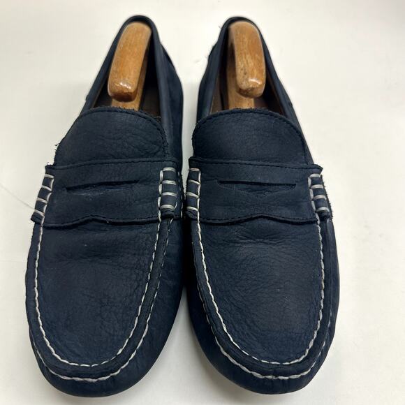 Polo by Ralph Lauren Navy Loafers - Picture 1 of 12